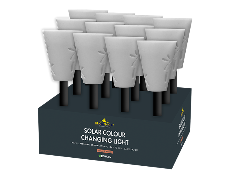 Colour Changing Silhouette Solar Stake Light With PDQ