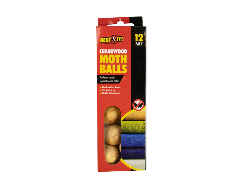 Cedar Wood Moth Balls Cedarwood Moth Balls - 12 Pack
