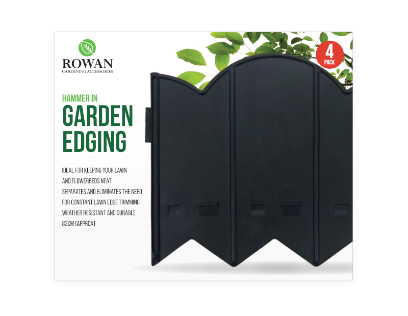 Hammer In Lawn Edging Hammer In Lawn Edging - 4 Pack