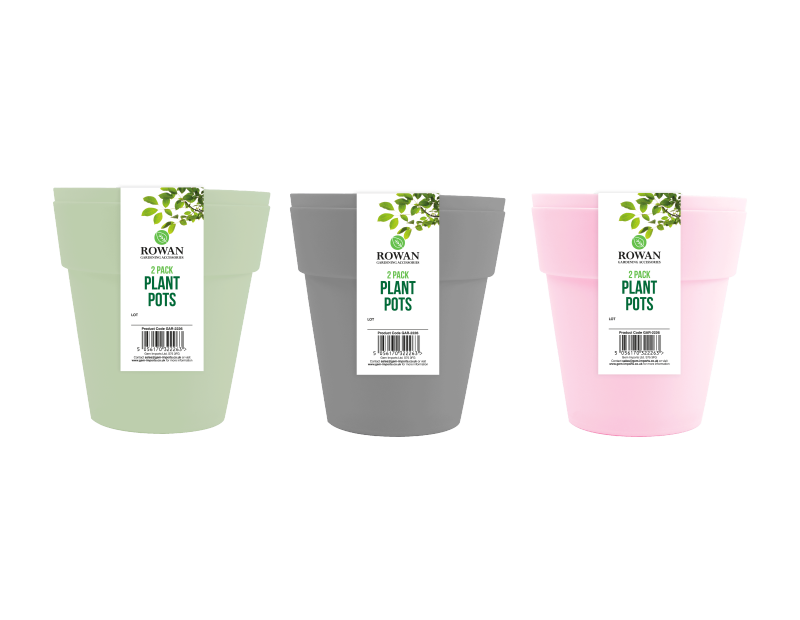 Plant Pots 15cm - 2 Pack Plant Pots 15cm - 2 Pack
