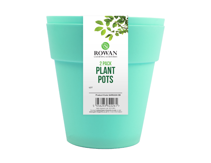 Plant Pots 15cm - 2 Pack Plant Pots 15cm
