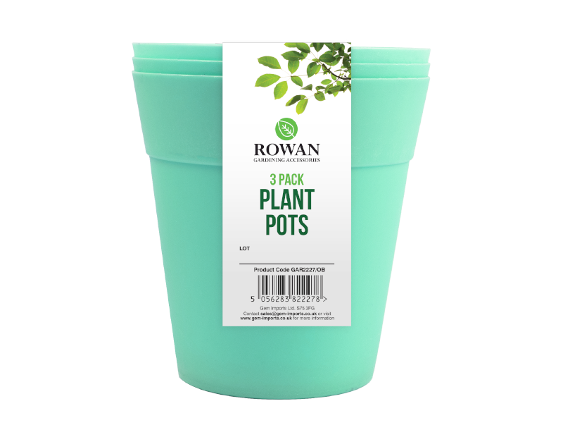 Plant Pots 13cm - 3 Pack Plant Pots 13cm