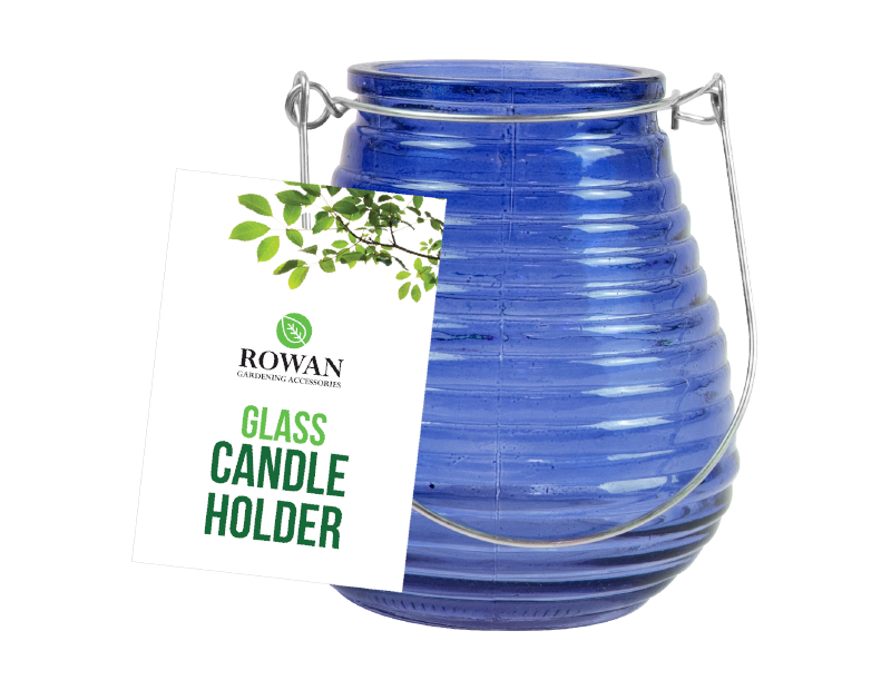 Bright Coloured Glass Candle Holder Bright Coloured Glass Candle Holder