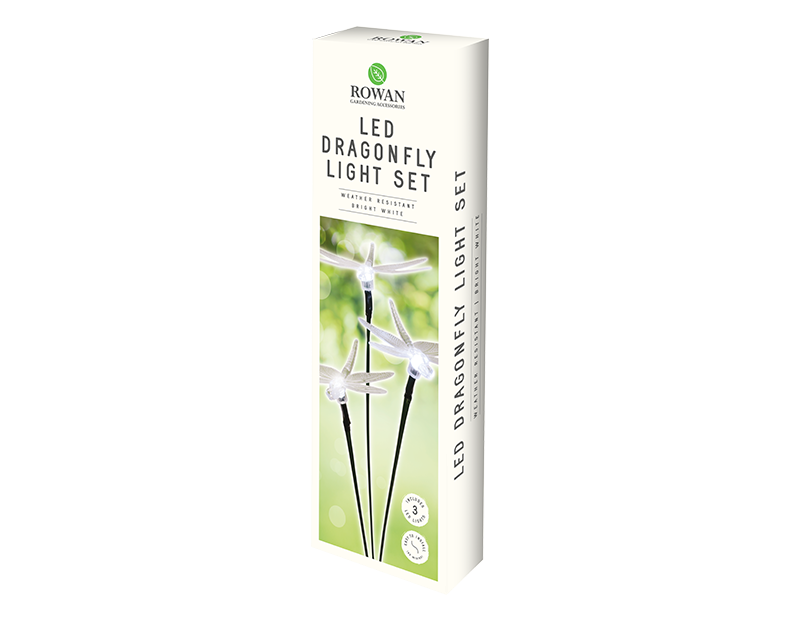 Garden LED Dragonfly Set