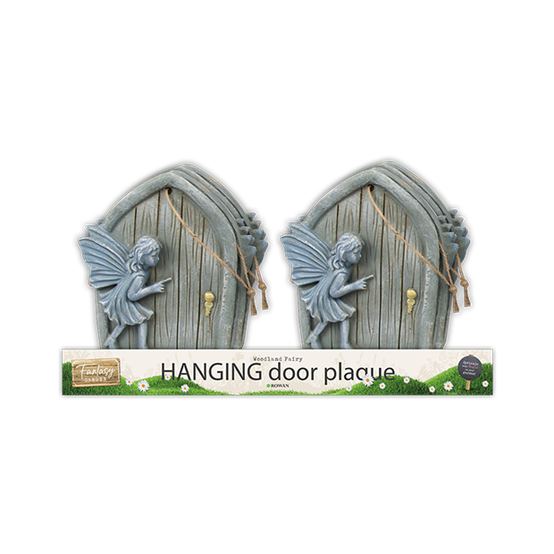 Hanging Fairy Door Plaque With PDQ Hanging Fairy Door Plaque With PDQ