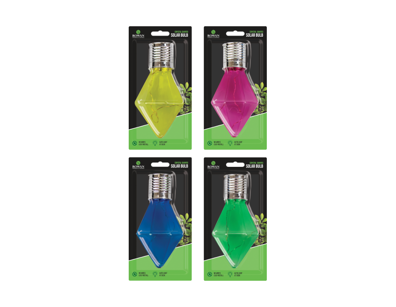 Solar Crystal Shaped Bulb Light Solar Crystal Shaped Bulb Light