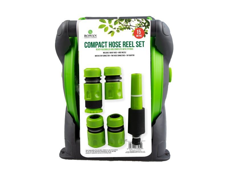 15m Compact Hose Reel Set 15m Compact Hose Reel Set