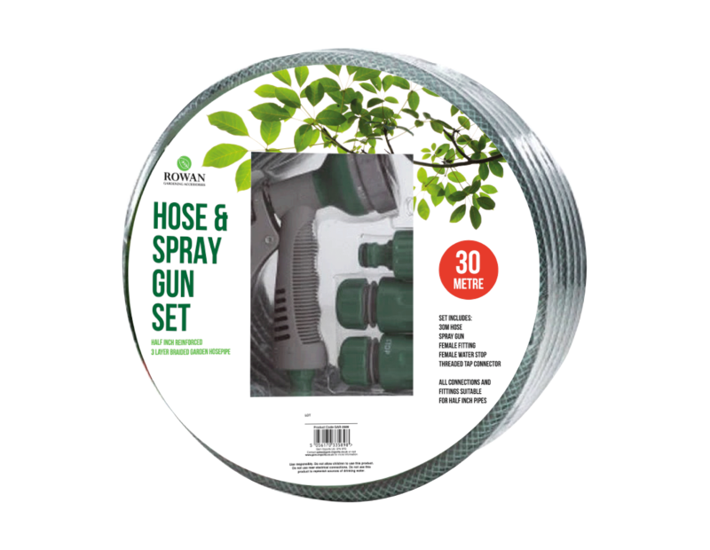 30m Hose & Spray Gun Set