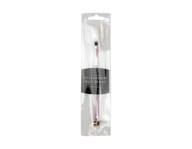Purple Glitter Eyeshadow Duo Brush