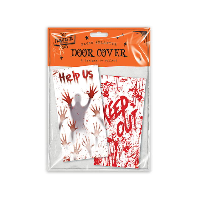 Halloween Decorative Door Cover Halloween Scary Door Cover
