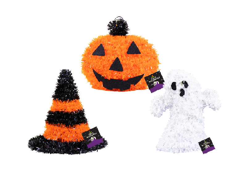 Halloween Tinsel Table Decoration Halloween Tinsel Table Decoration