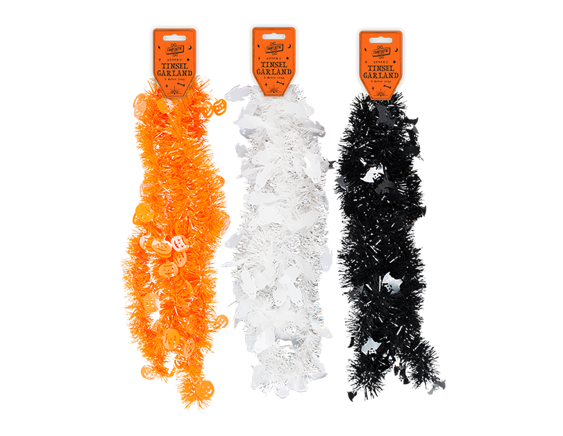 Halloween Tinsel Garland Halloween Tinsel Garland