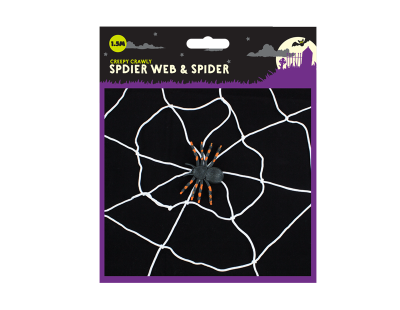 Halloween Spider Web & Spider Halloween Spider Web & Spider