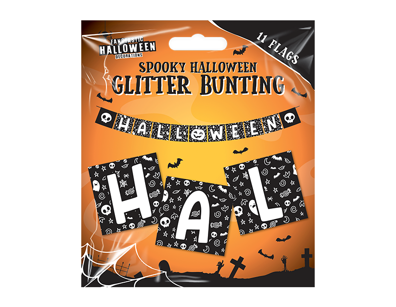 Halloween Glitter Bunting