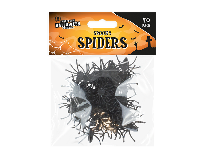 Halloween Spiders - 40 Pack Halloween Spiders - 40 Pack