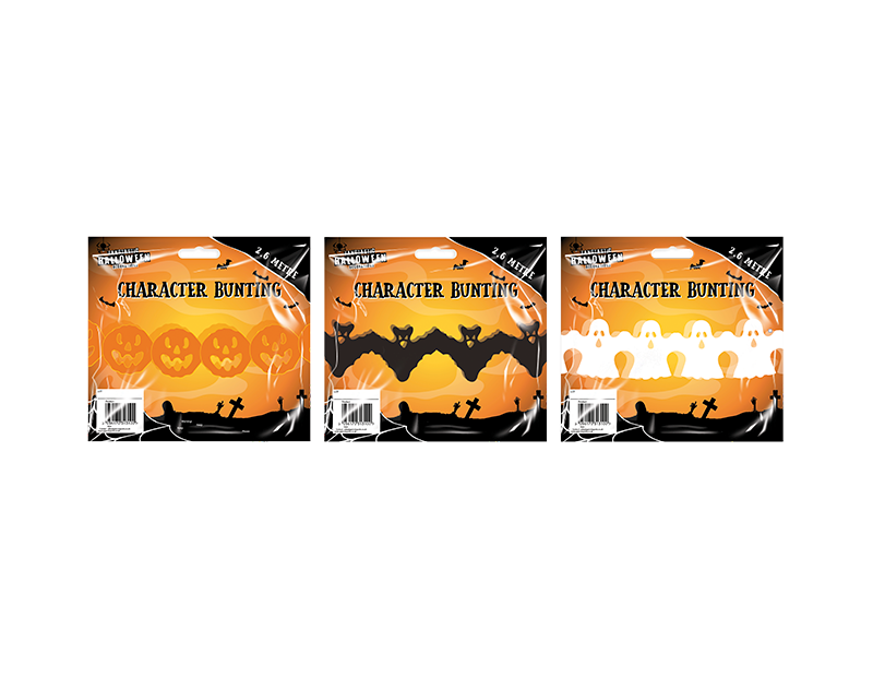 Halloween Character Bunting 2.6m Halloween Garland