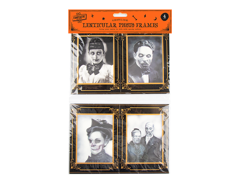 Lenticular Horror Photo Frames - 4 Pack