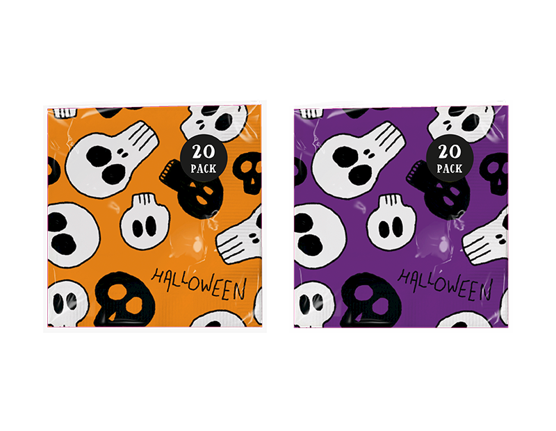 Halloween 3 Ply Napkins - 20 Pack (With PDQ) Halloween Napkins - 20 Pack