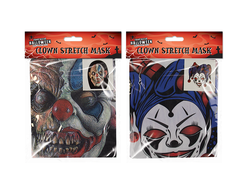 Clown Stretch Face Mask Clown Stretch Face Mask