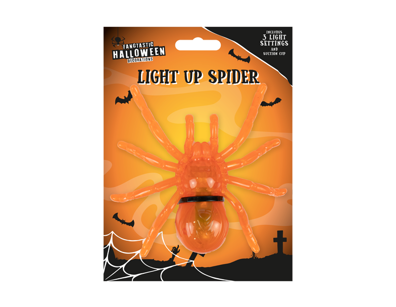 LED Luminous Spider With Suction Cup