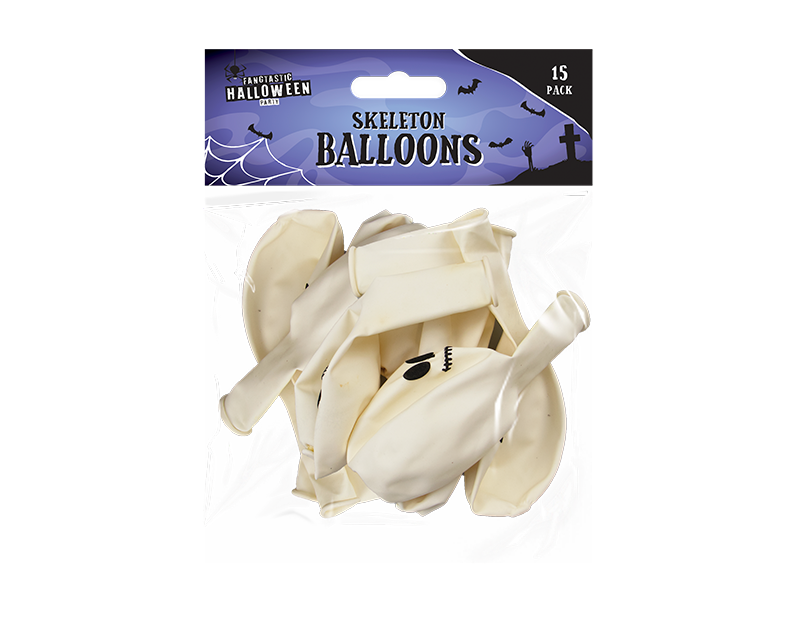 Skeleton Balloons 15 Pack