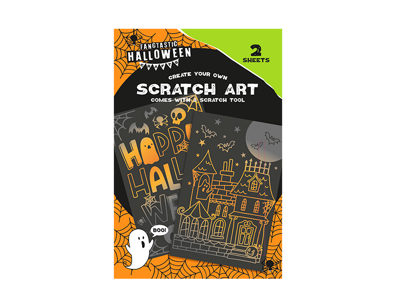 Halloween Scratch Art 2PK