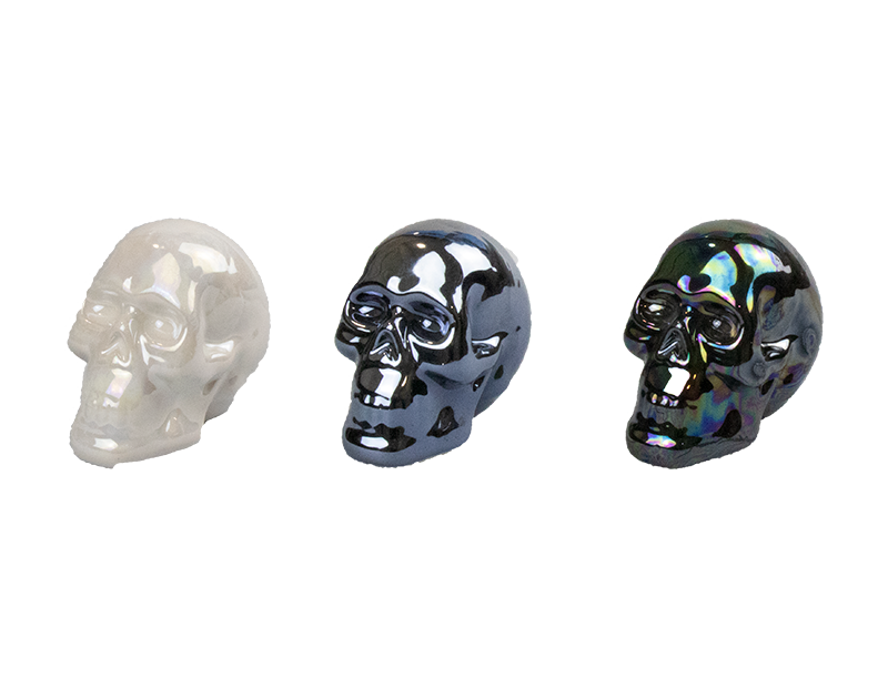 Glazed Skull Ornament Glazed Skull Ornament