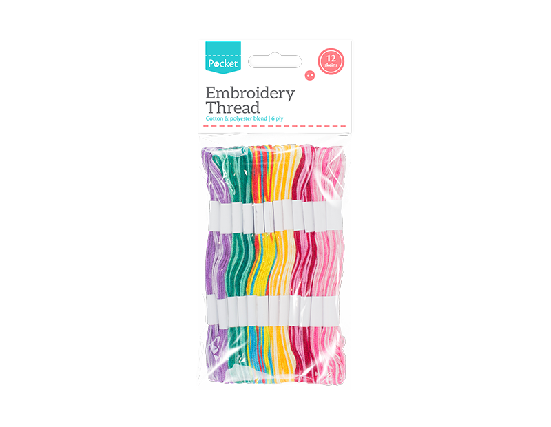 Embroidery Thread - 12 Skeins Embroidery Thread - 12 Skeins