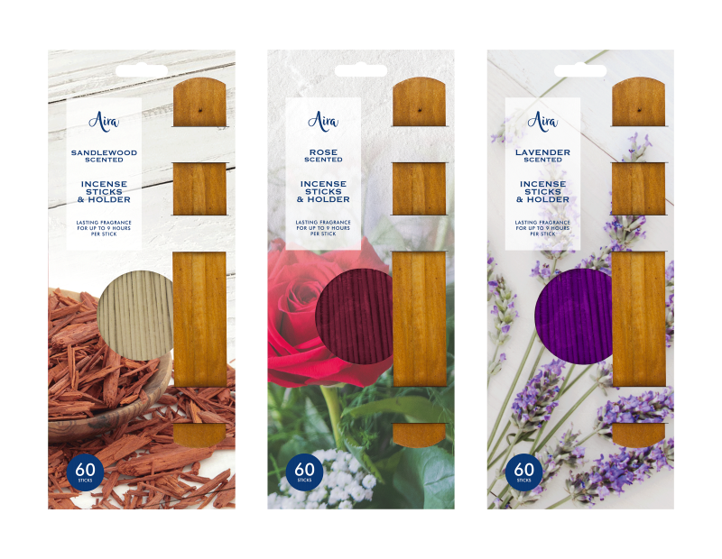 Incense Sticks & Holder - 60 Pack Incense Sticks & Holder - 60 Pack