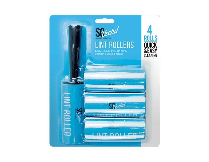 Lint Rollers - 4 Piece