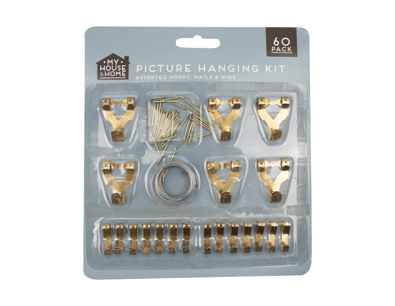 Picture Hanging Kit - 60 Piece Picture Hanging Kit - 60 Piece