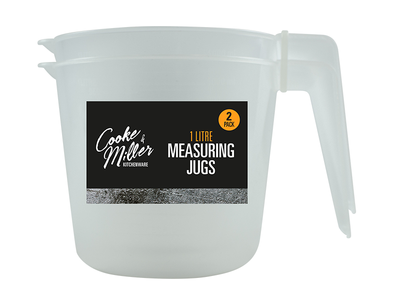Measuring Jugs 1 Litre - 2 Pack