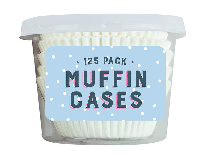 Muffin Cases - 125 Pack