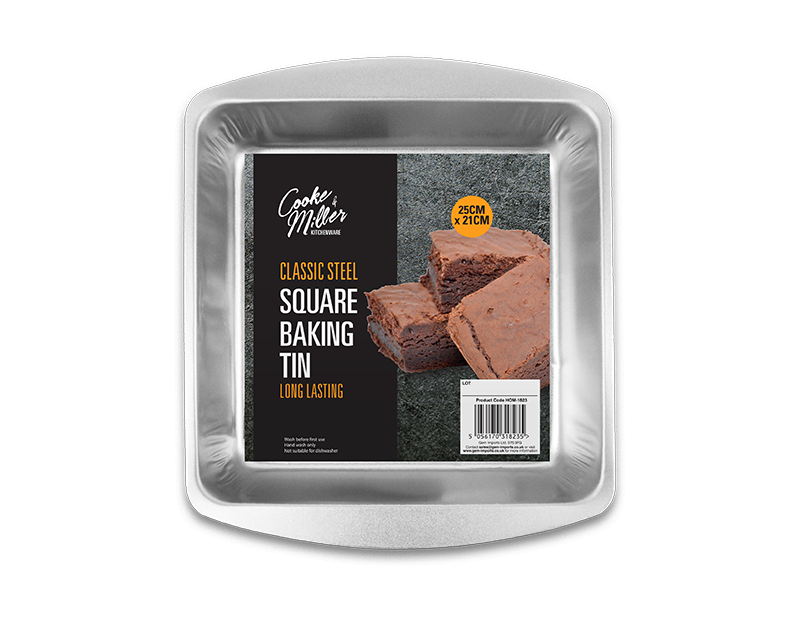 Classic Steel Square Cake Tin Classic Steel Square Cake Tin