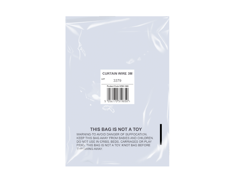 Curtain Wire In Mailing Bag 3m Curtain Wire In Mailing Bag 3m