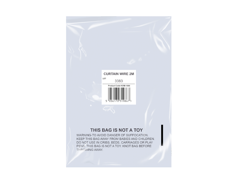 Curtain Wire In Mailing Bag 2m Curtain Wire In Mailing Bag 2m