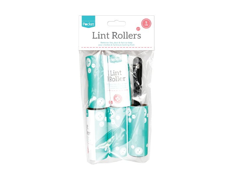 Lint Rollers - 5 Piece