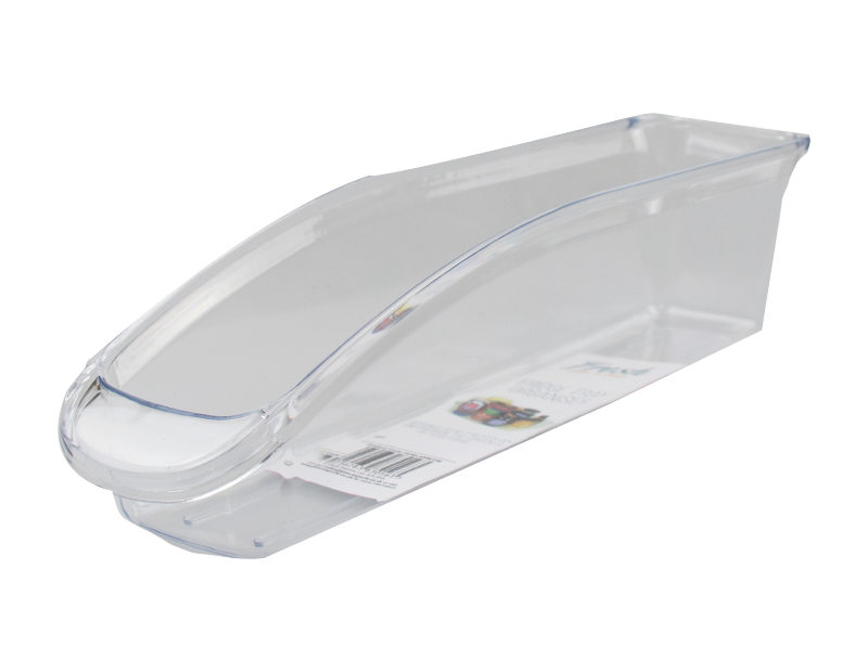 Clear Plastic Narrow Fridge Organiser