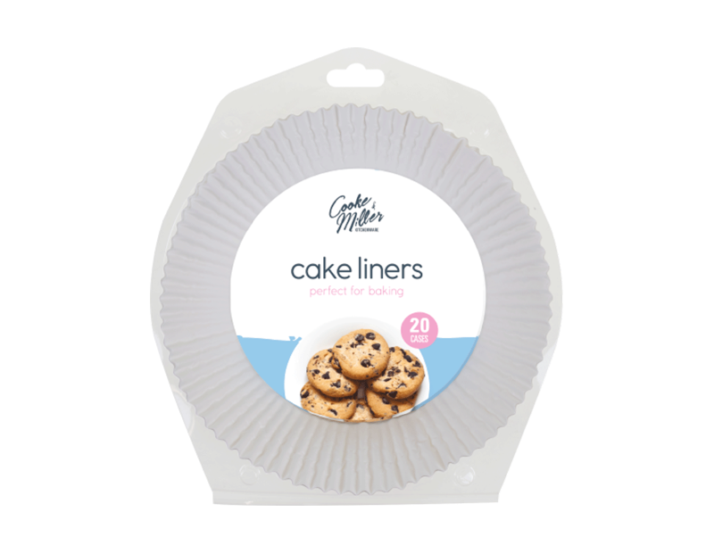 Cake Liners 22cm - 20 Pack