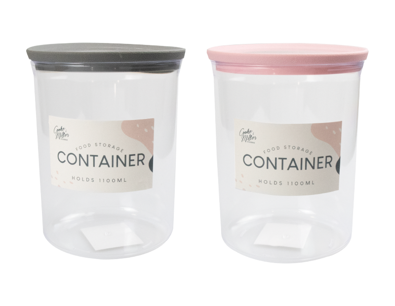 PS Round Storage Container 1100ml - Trend PS Round Storage Container 1100ml - Trend