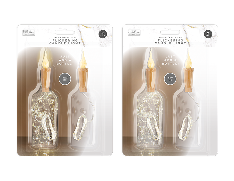 Flickering Candle Light 2PK Flickering Candle Light 2PK