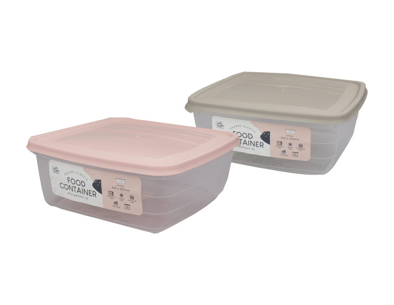 Plastic Food Container 2 Litre - Trend Plastic Food Container 2 Litre - Trend