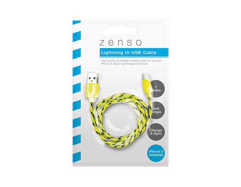 iPhone Braided USB Cable 1m iPhone Braided USB Cable 1m