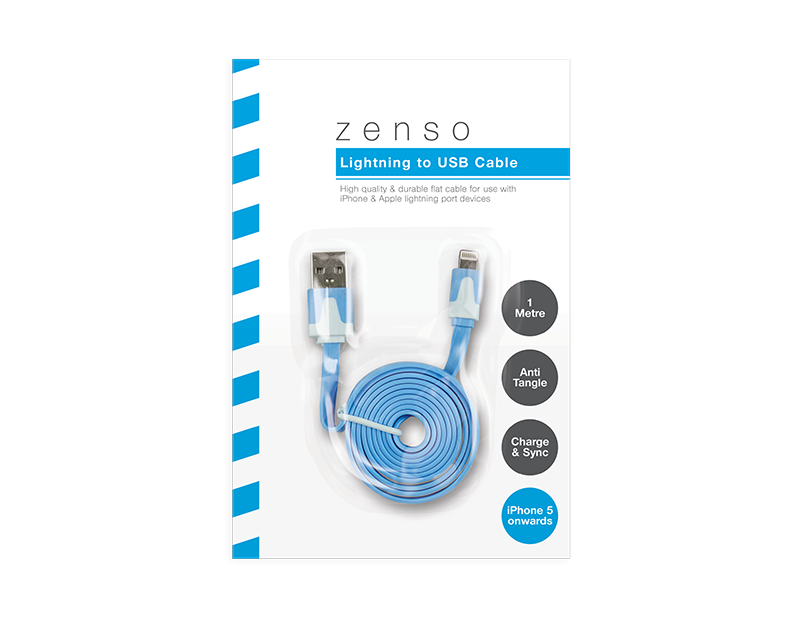 iPhone Flat USB Cable 1m iPhone Flat USB Cable 1m