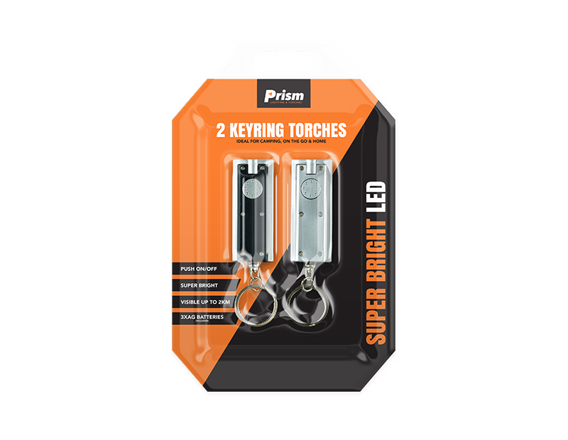 LED Keyring Torch - 2 Pack LED Keyring Torch - 2 Pack