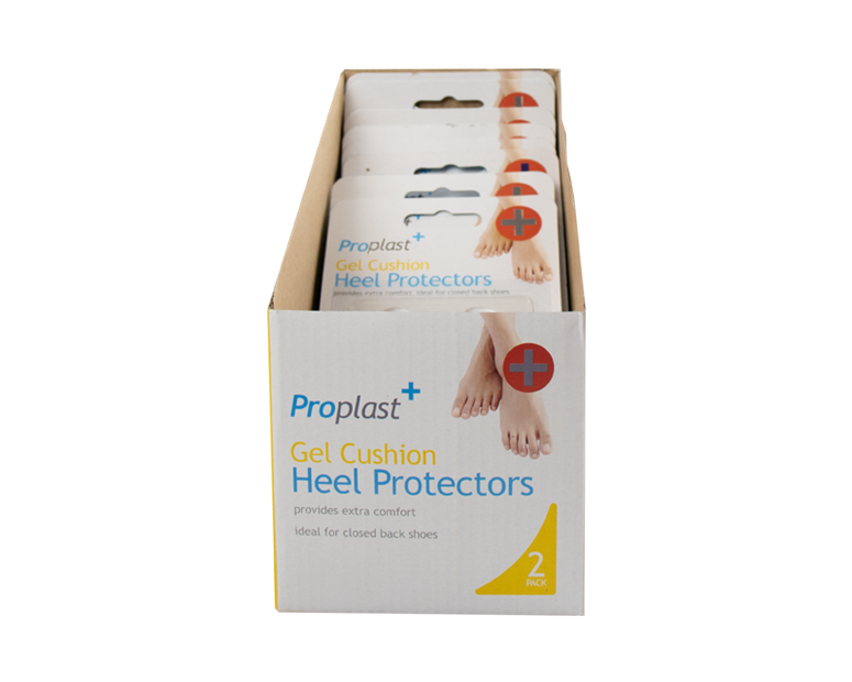 Gel Heel Protectors - 2 Pack (With PDQ) Gel Heel Protectors - 2 Pack