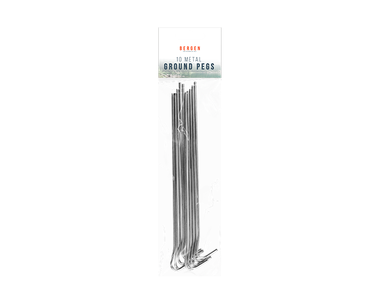 Metal Ground Pegs - 10 Pack Metal Ground Pegs - 10 Pack