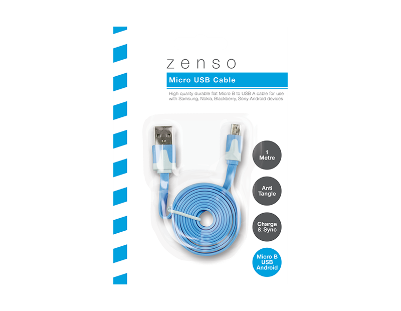 Micro Flat USB Cable 1m Micro Flat USB Cable 1m