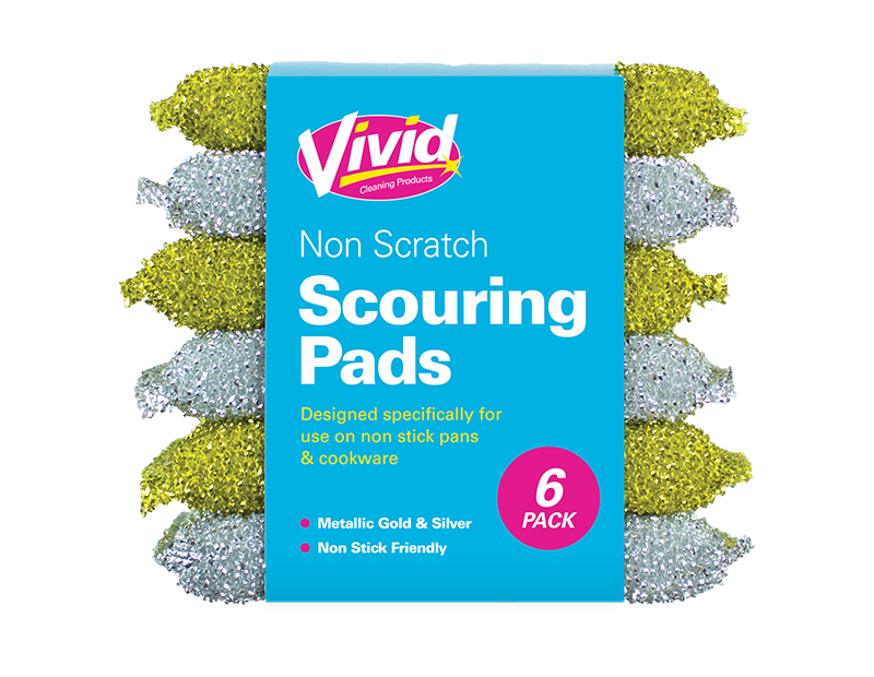 Non-scratch Scouring Pads - 6 Pack Non-scratch Scouring Pads - 6 Pack