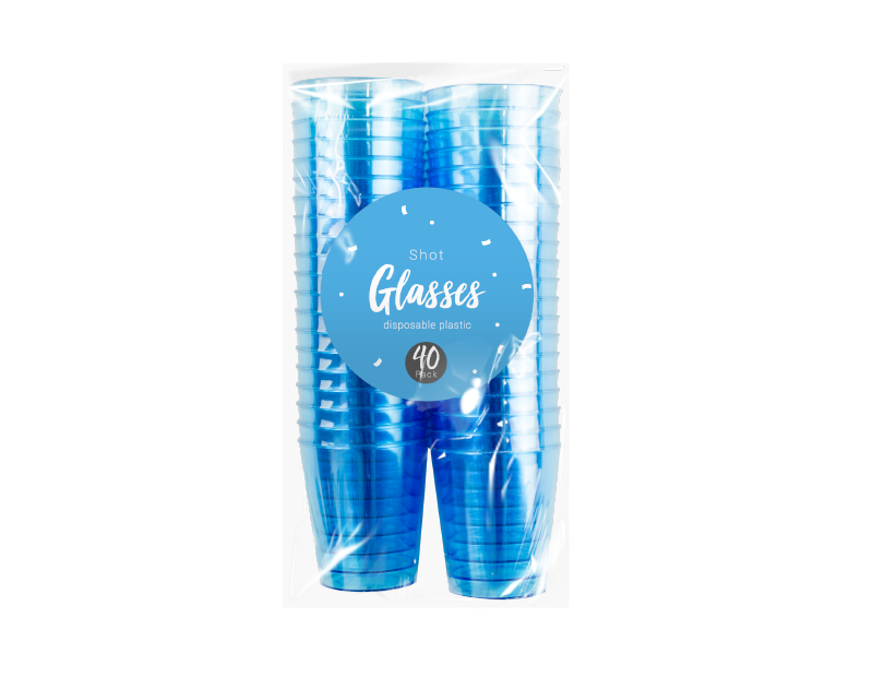 Neon Plastic Shot Glasses - 40 Pack Neon Plastic Shot Glasses - 40 Pack